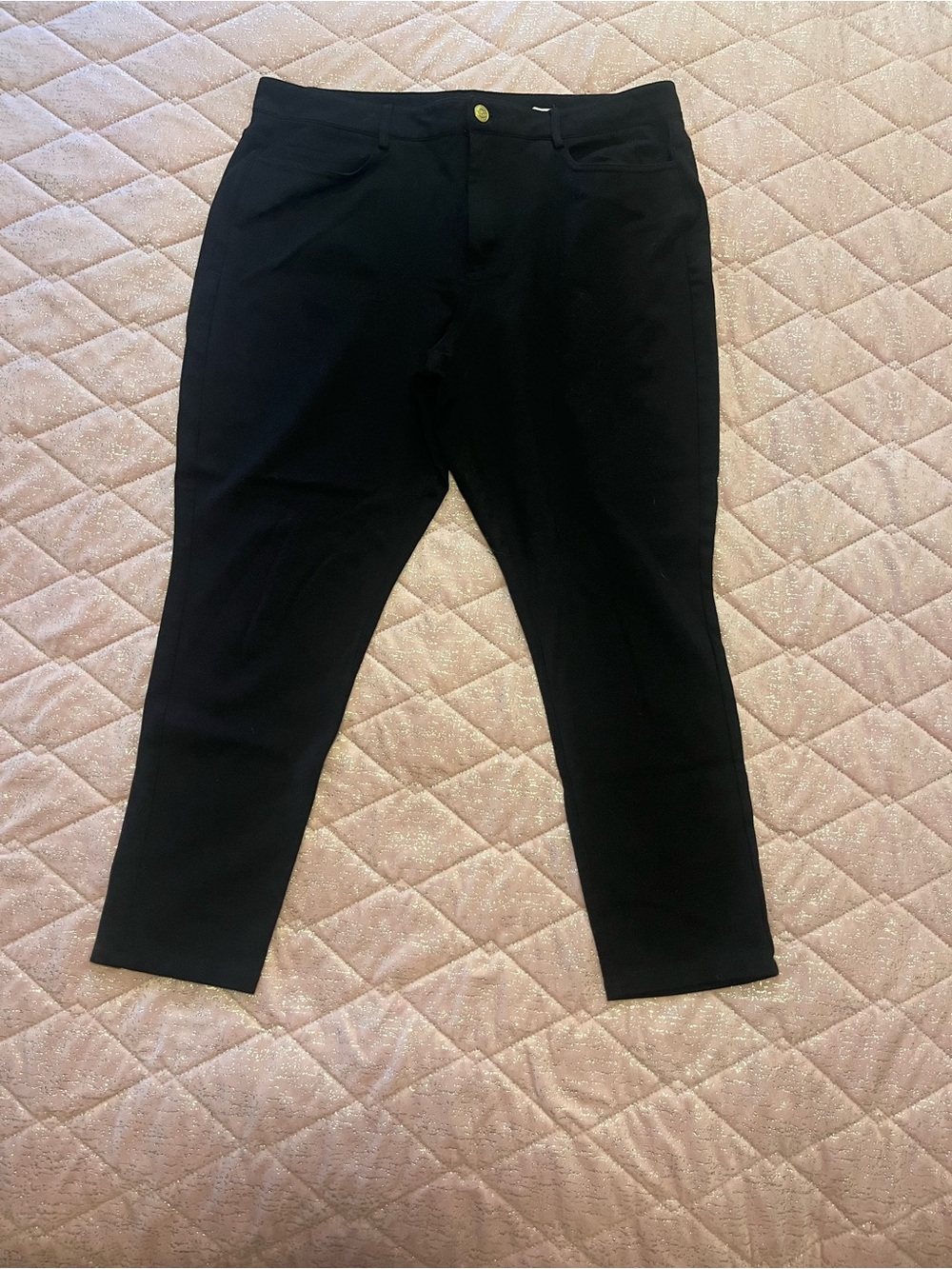Michael Kors Black Slim Stretch Chinos